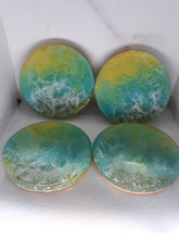 Load image into Gallery viewer, Seascape Coasters with slight glow in the dark- 3 color schemes