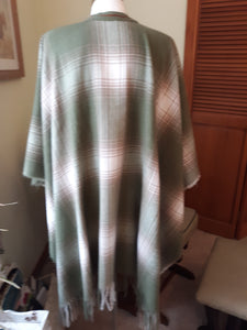 Blanket soft cashmere kimono wraps