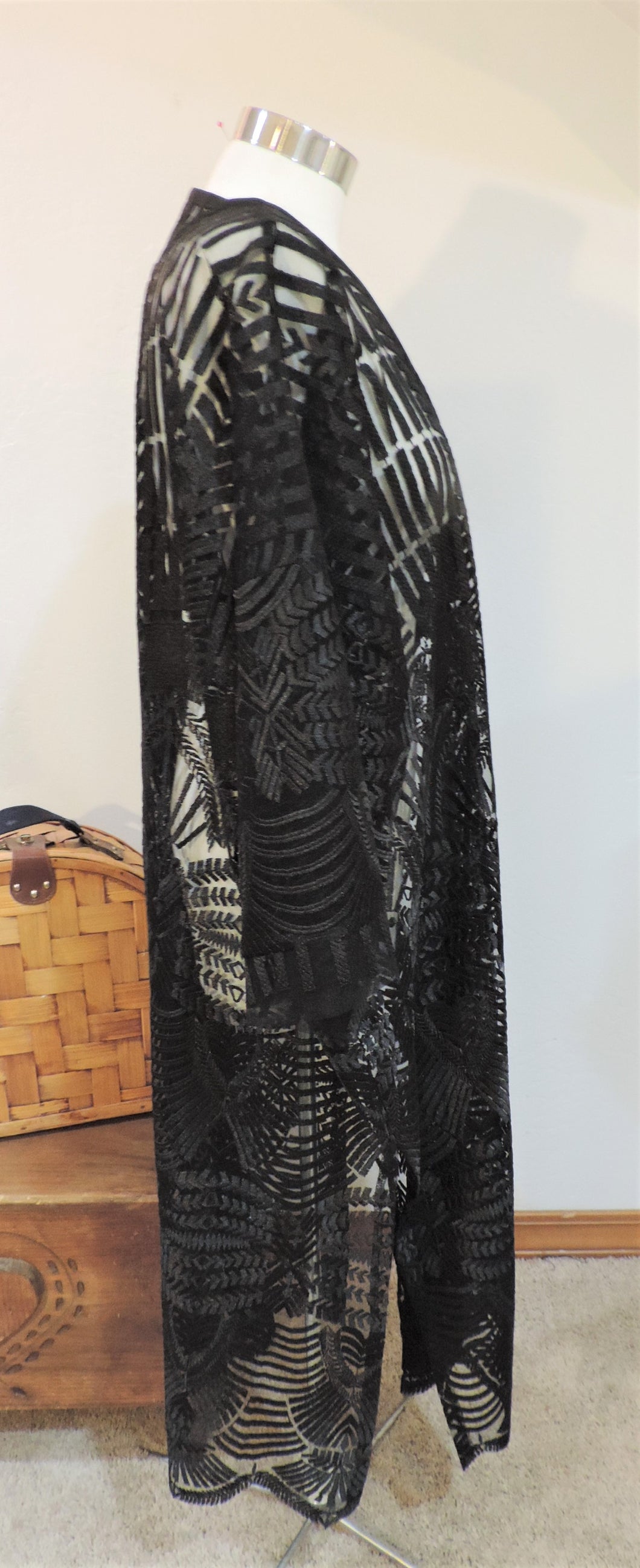 Black Lace Kimono I