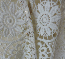 Load image into Gallery viewer, White Lace Kimono
