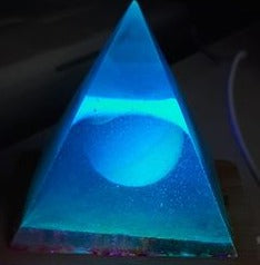 Glow Globe within a Pyramid Nightlight