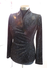 Load image into Gallery viewer, Stretch Black Glitter Knit Tunic