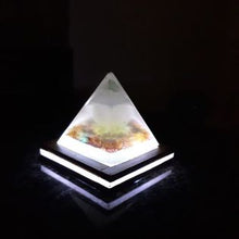 Load image into Gallery viewer, Glow Globe within a Pyramid Nightlight
